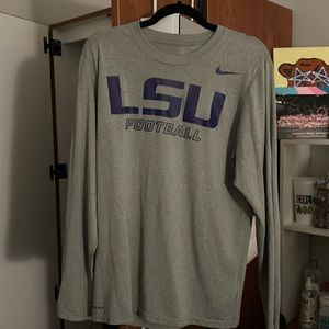 Nike Dri-fit long sleeve LSU shirt
